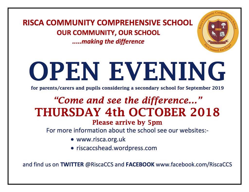 Risca CCS tweet media