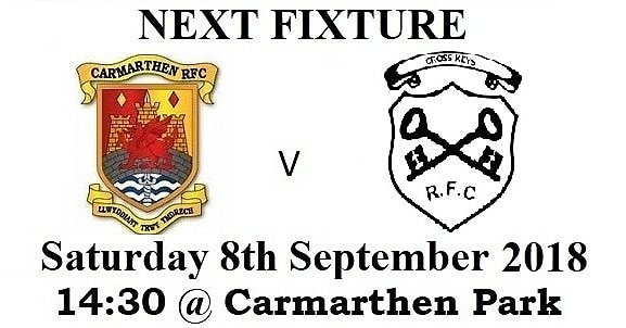 Countdown Continues with Team Selection Tonight
⚫️🔴😎 2 DAYS TO GO⚫️🔴😎 
🏉 <a href="/crosskeysrfc/">Cross Keys RFC</a>
🏆@PrincipalityPRM 
📆08/09/18
⏰2:30pm
🏟 @CarmarthenPark
🍺 Happy Hour 6pm-7pm
😎#mightyquins #CQvCK