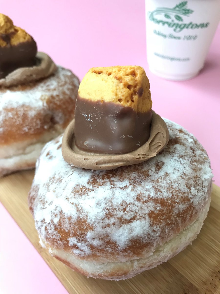 DorringtonsLtd's tweet photo. 🍩 OUR NEW DOUGHNUT IS HERE 🍩
Introducing the delicious Chocolate &amp; Honeycomb doughnut - at your local Dorringtons daily from today #chocolatehoneycomb #shoplocal #dorringtons #doughnuts #donut #localbakery #bakers #yummy https://t.co/c5hyv2TMO4