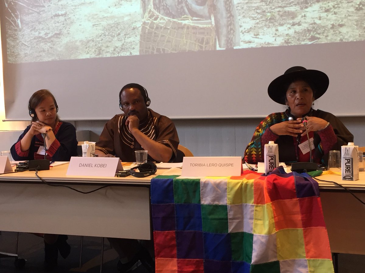 Indigenous representatives explains their struggle, the criminalisation, discrimination, persecution and killings at #DefendingDefenders conference. Can we ever really understand the incomprehensible? @CPA_Alliance @kobskobei @CaoiAndina #iwgia50years