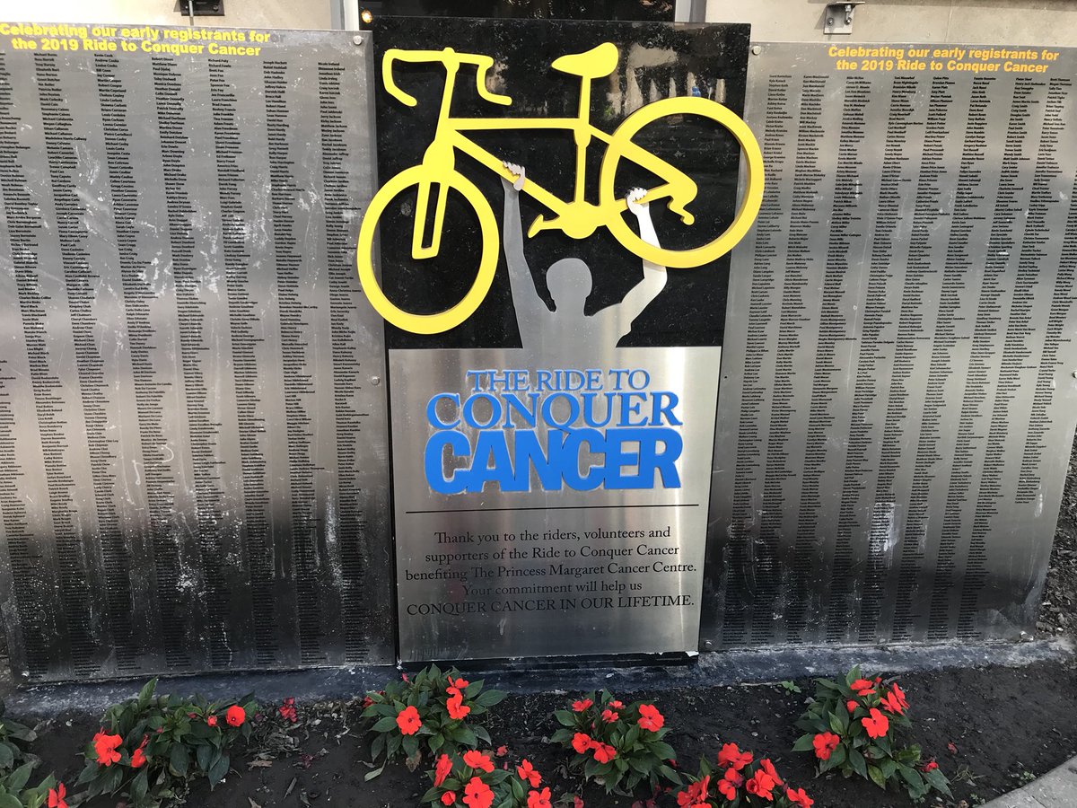 RT if your name is on this list of early 2019 @TheOntarioRide Riders #TheRideTO   Monument is right in front of <a href="/thePMCF/">The Princess Margaret Cancer Foundation</a> #rideOn #beEpic