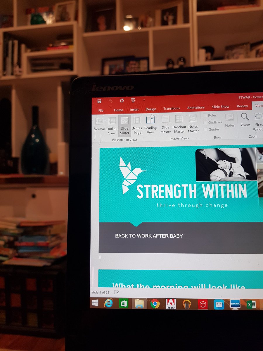 claireflann's tweet photo. Like many #workingparents I'm logged back in after bedtime, working on an upcoming corporate workshop for women returning from #maternityleave. Next public workshop 5 Oct. https://t.co/VKrXYYbpbm #maternitycoach #inclusion #returntowork Loving #Smallbizday 😎🙌 @Tweetinggoddess https://t.co/oo9BveycmE