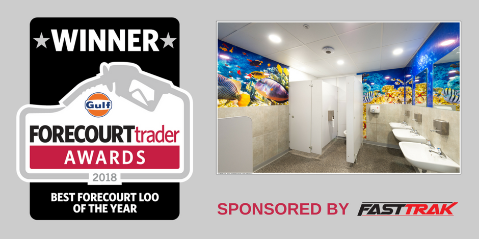 ForecourtTrader's tweet photo. Now onto Best Forecourt Loo sponsored by Fast Trak. And the winner is . . . Mohan Yogarajah from MFG BP Crow Orchard Service Station! An amazing achievement! #ForecourtTraderAwards https://t.co/jrzFg6tjyK