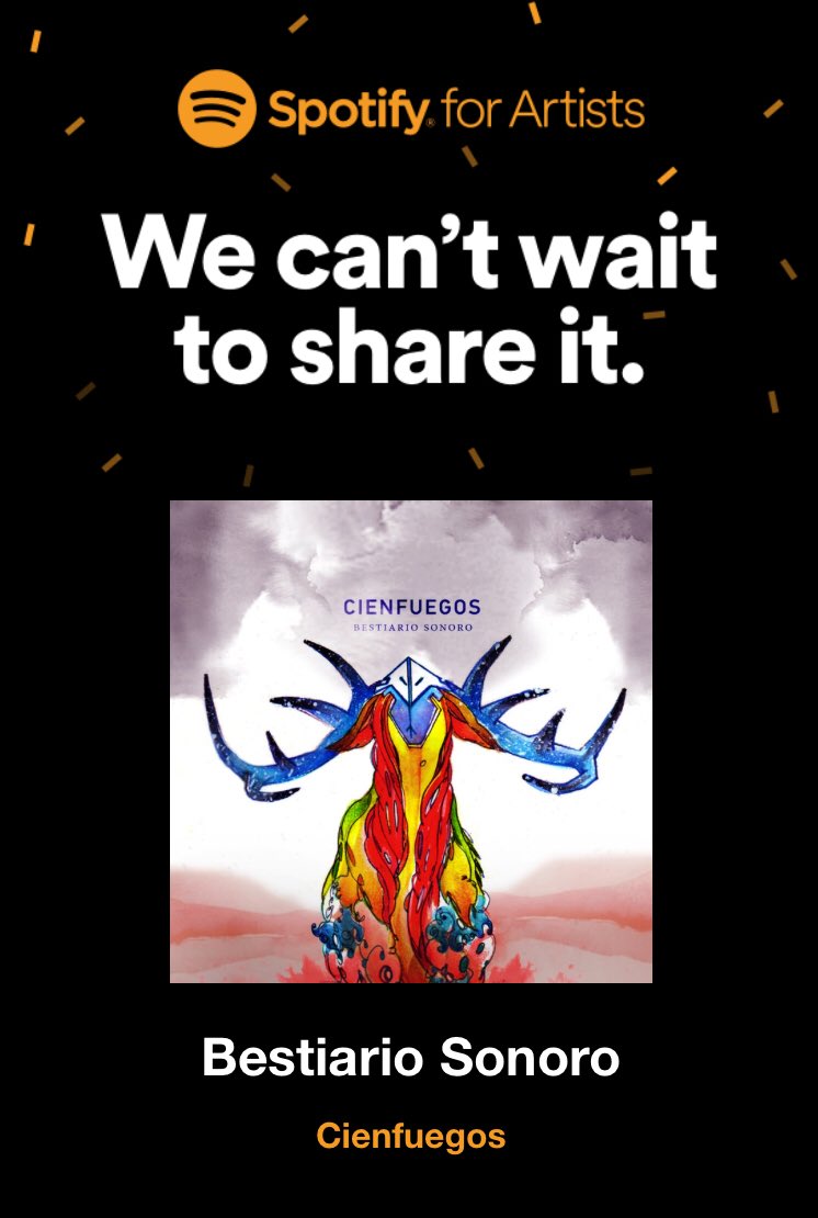 A punto de estrenar. Ya estamos listos! <a href="/Cienfuegosmusic/">Cienfuegos Music</a> #cienfuegos #cienfuegosmusic #bestiariosonoro <a href="/ropeadope/">Ropeadope</a> @toddclouser