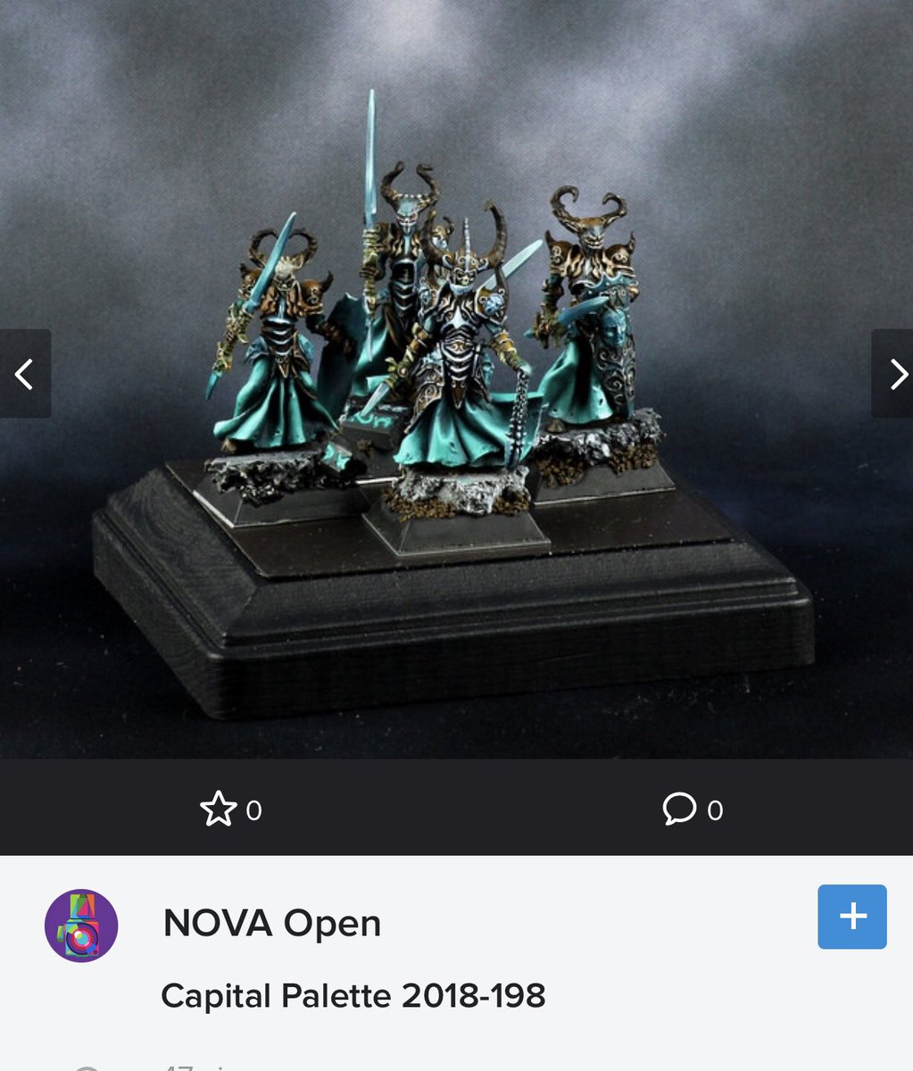 DanielDMinis's tweet photo. My Rackham Black Paladins entry for the NOVA Open 2018 in Washington DC. I received the bronze in the unit category. #novaopen2018 #dnd5e #tabletopgaming #miniaturepainting #minipainting https://t.co/sAuVKrNhnj