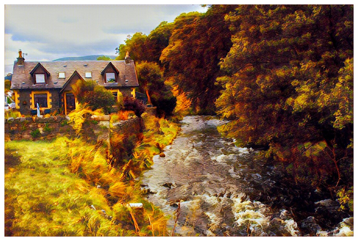 PaintedRoad's tweet photo. “House by the river”
Scotland, United Kingdom.
#Art #Travel #Photography #Prisma https://t.co/s41y8W2NAH