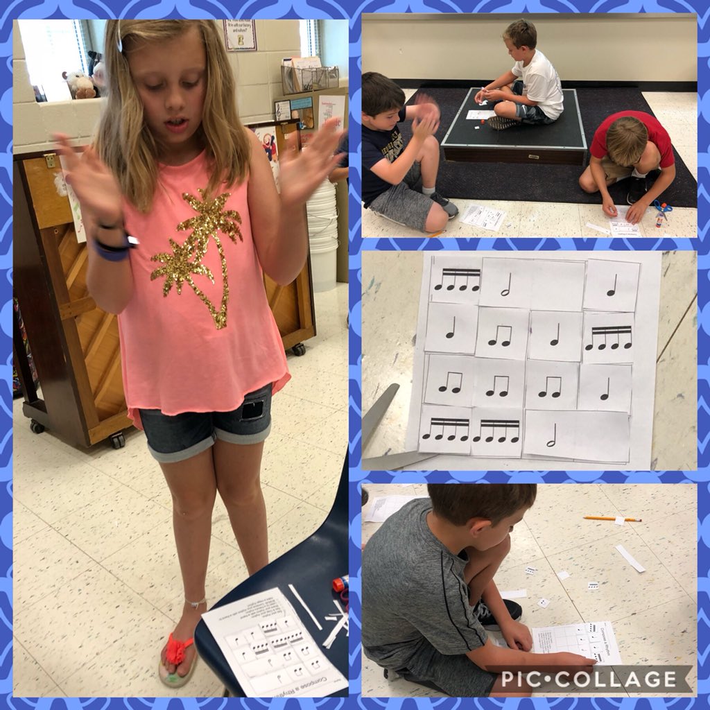 BurtonMusicSAE's tweet image. I ❤️ seeing the thought these 3rd graders put into their rhythmic compositions! @j_teglerSAE @MrsAlhadeff @andylallison #elmused #teachingrhythm