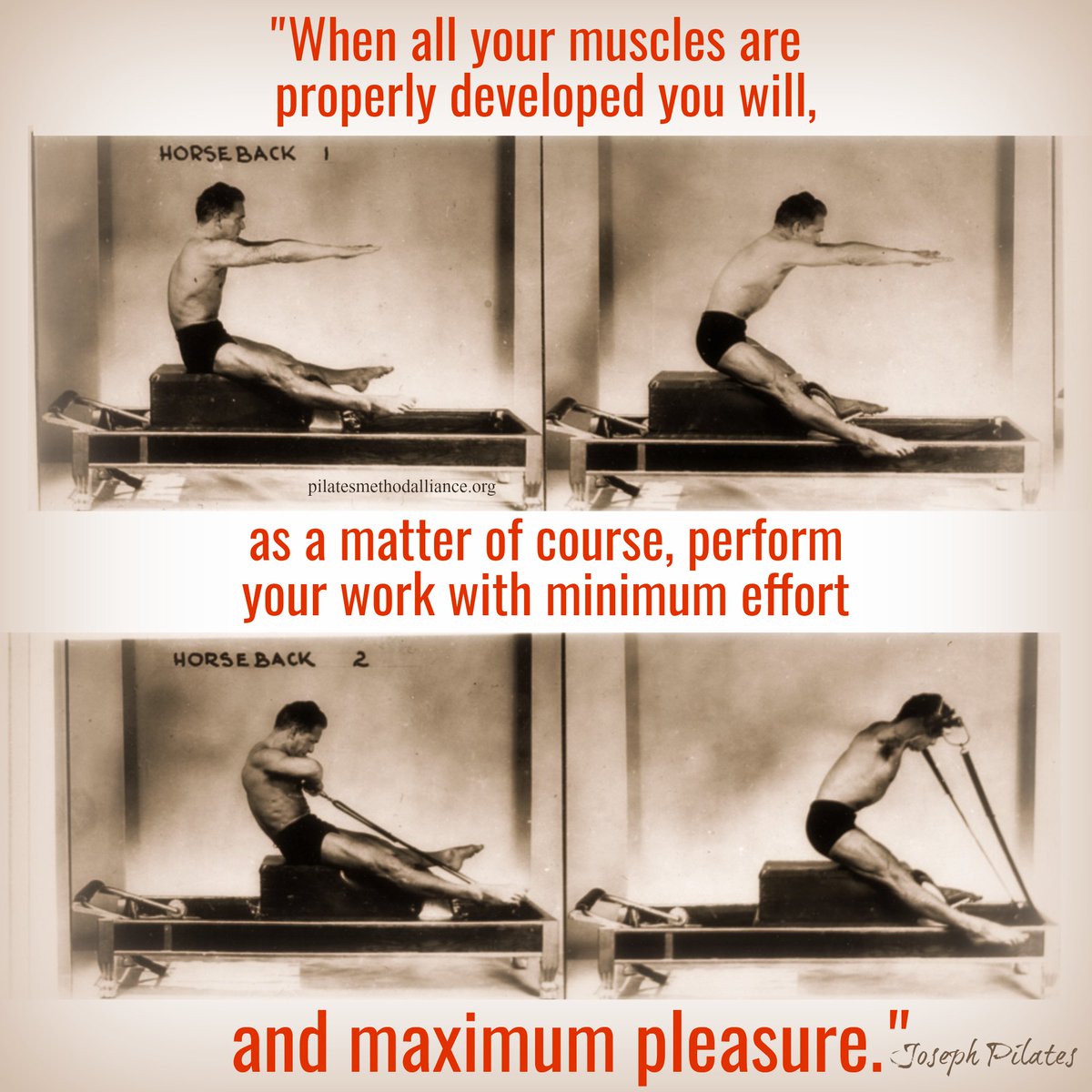PMAtweeter's tweet photo. True that. 😍
#josephpilatesquote #pilateslife #pilatesmethodalliance https://t.co/DKOgeBKPH3