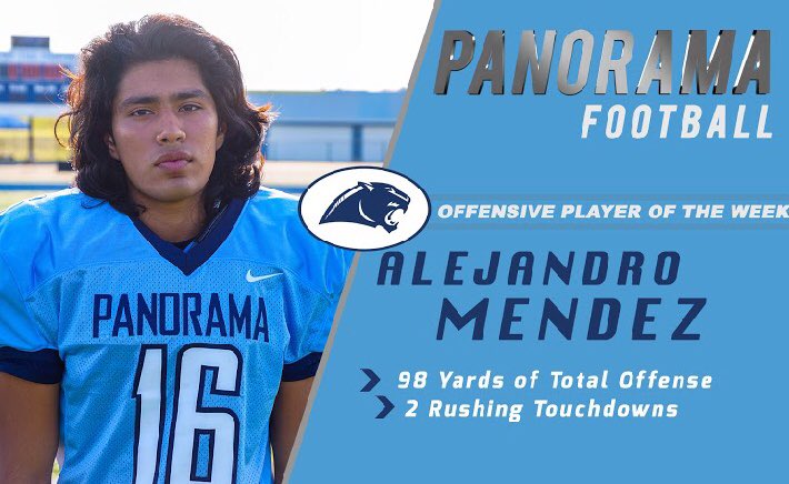 PanoramaFB's tweet photo. Offensive player of the week for week 3: https://t.co/pQQ1P1H3GF