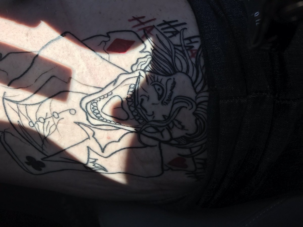 hellspittwiztid's tweet photo. My new tattooooooo finished on my left thigh by Amanda of Tell-Tale tattoo studios https://t.co/8wRW1BzjlP