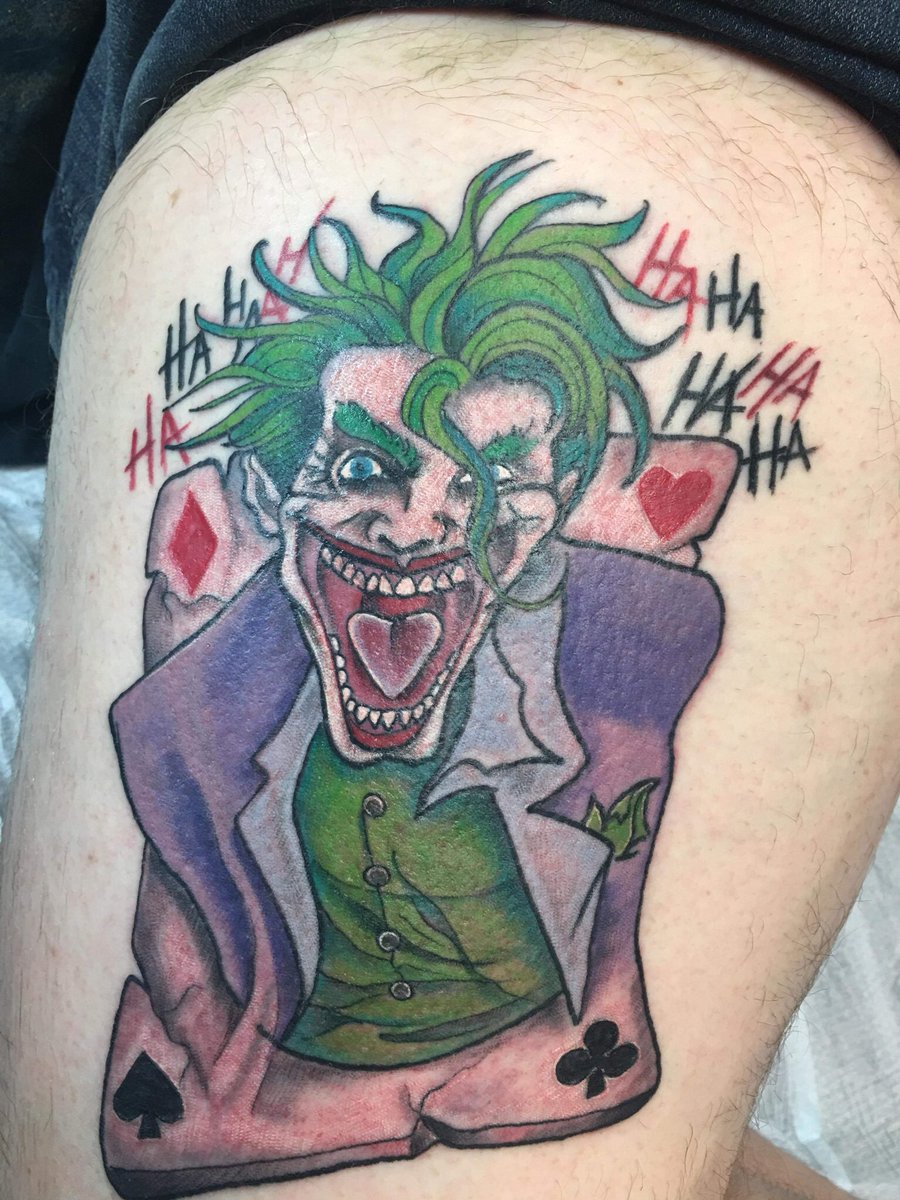 hellspittwiztid's tweet photo. My new tattooooooo finished on my left thigh by Amanda of Tell-Tale tattoo studios https://t.co/8wRW1BzjlP