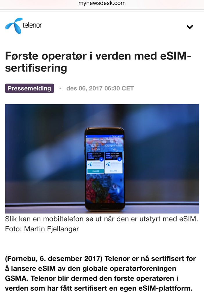 telenor esim samsung galaxy watch