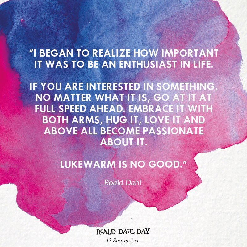#wisewords #RoaldDahlDay2018