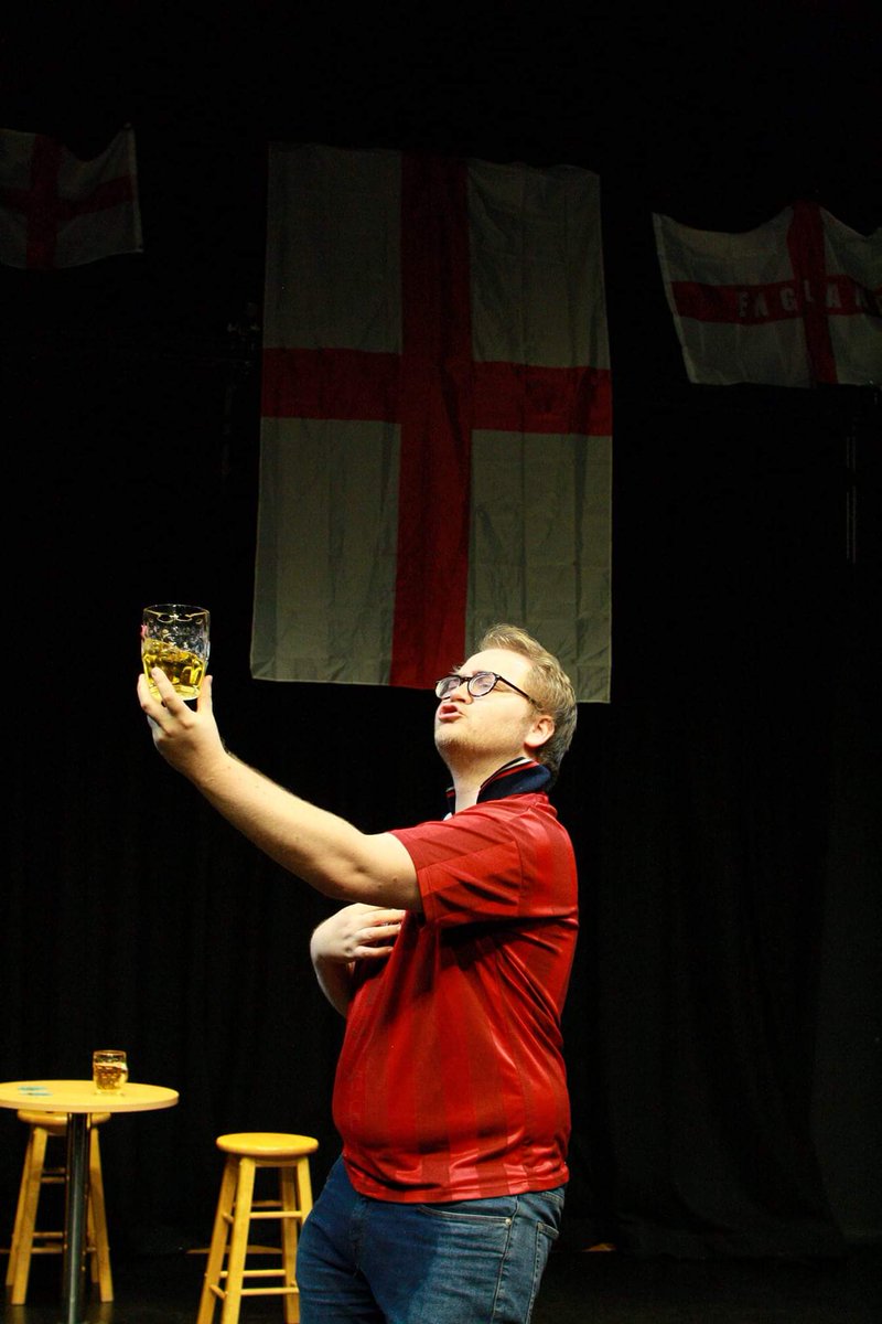 Henry King and his band of brothers are about to go once more unto the breach and watch England's best performance at a world cup for nearly 30 years...

It's Southgate meets Shakespeare. So pull on your England shirt and come and have a pint with us.

ticketsource.co.uk/brick-wall-ens…