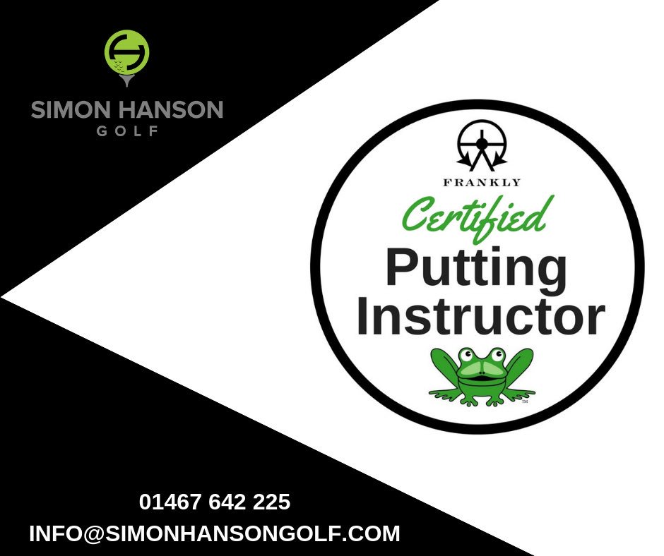 KemnayProShop's tweet photo. Delighted to have become a @FranklyGolf Certified Putting Instructor - advanced Putting qualification endorsed by the @ThePGA #holemoreputts #moreconsistency #lowerscores https://t.co/zjvpw3OArn