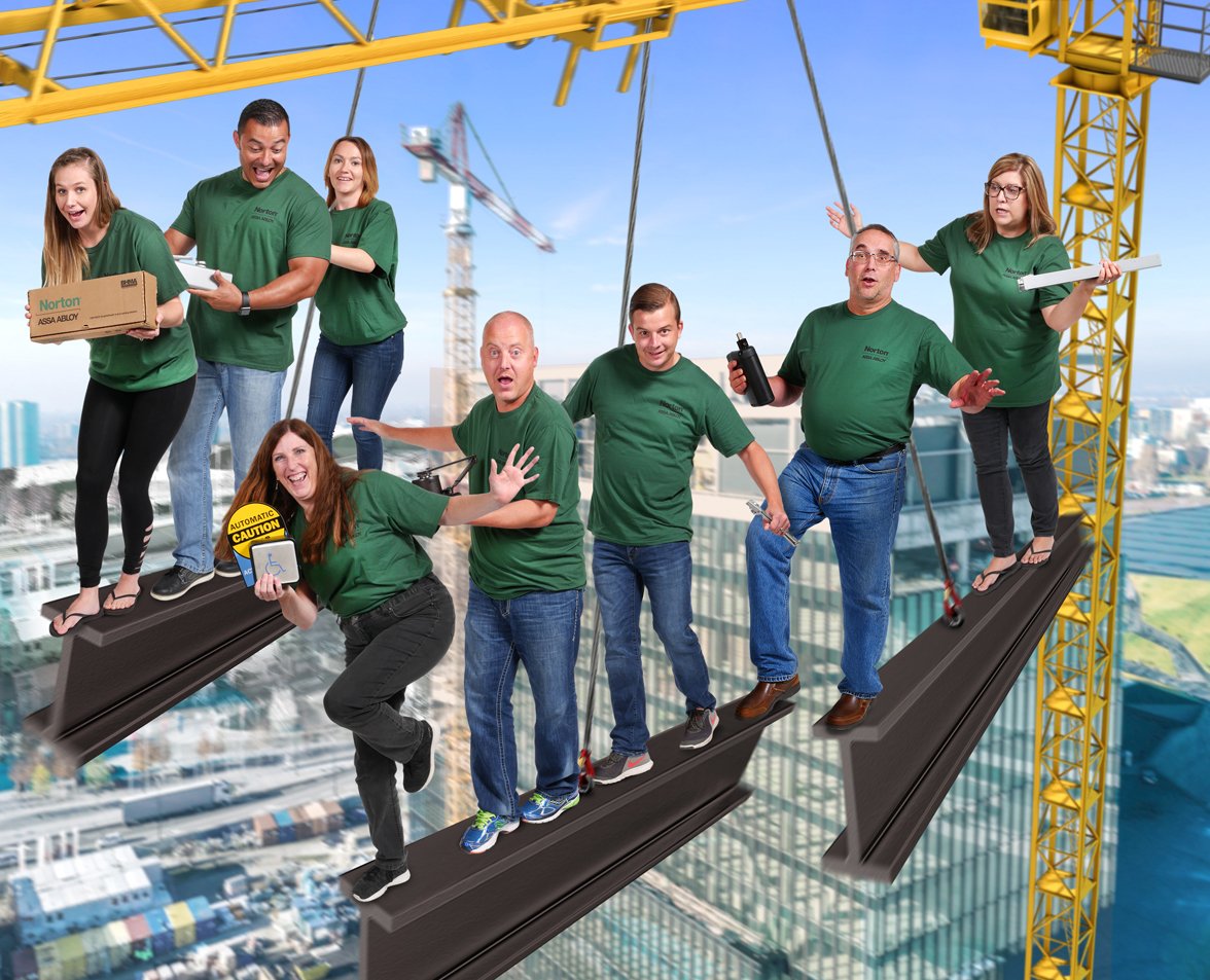 akronhrdwe's tweet photo. When it comes down to delivering Norton products fast, our staff is up for any challenge! #NortonLaborDayChallenge @NortonClosers https://t.co/6w9o6uwI80