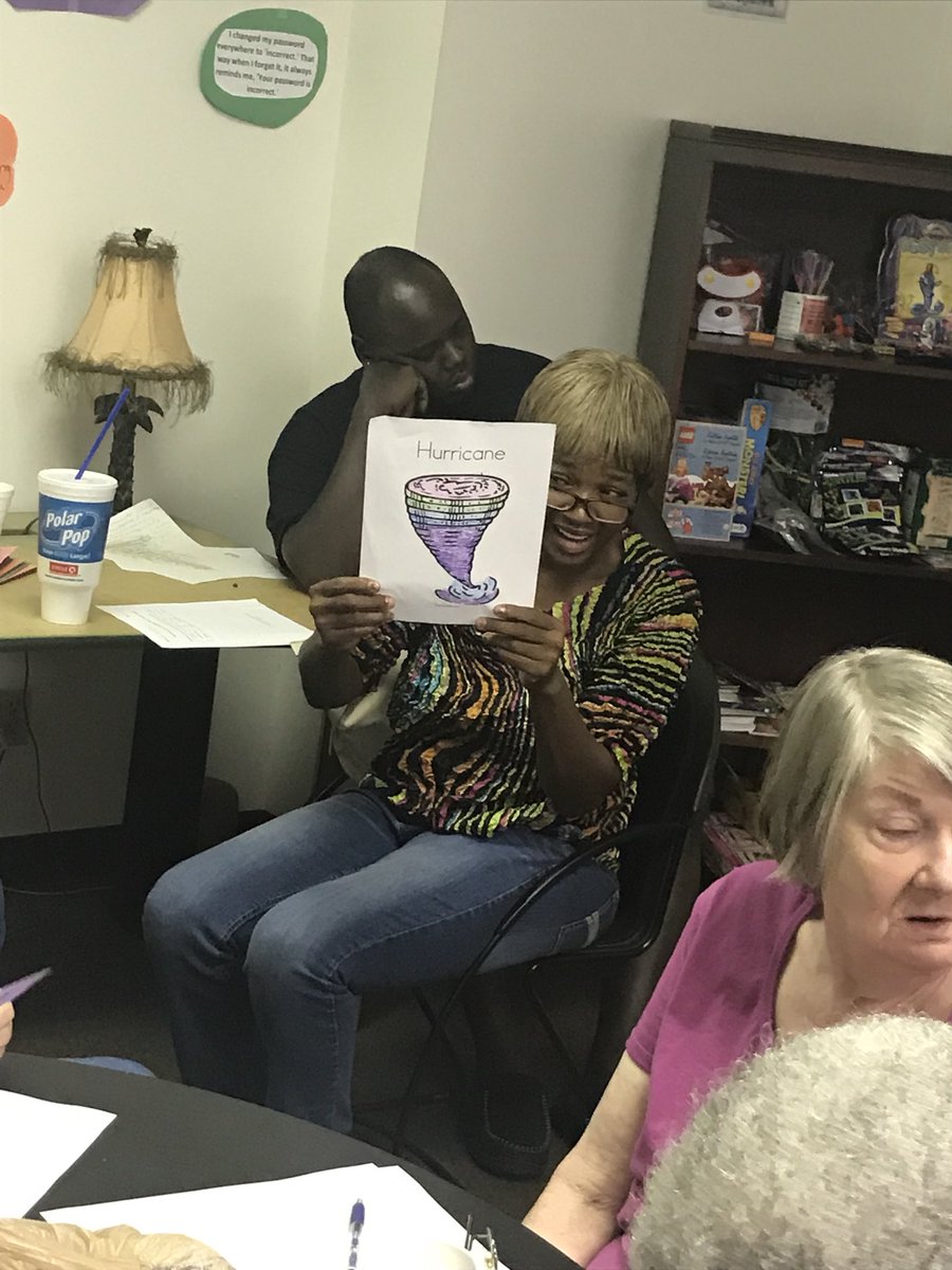 PWAP_Clubhouse's tweet photo. Today’s session we went over how to prepare for a hurricane and what essentials are needed to survive the storm #peoplewithapurpose#pwap https://t.co/q8hRgIRerD