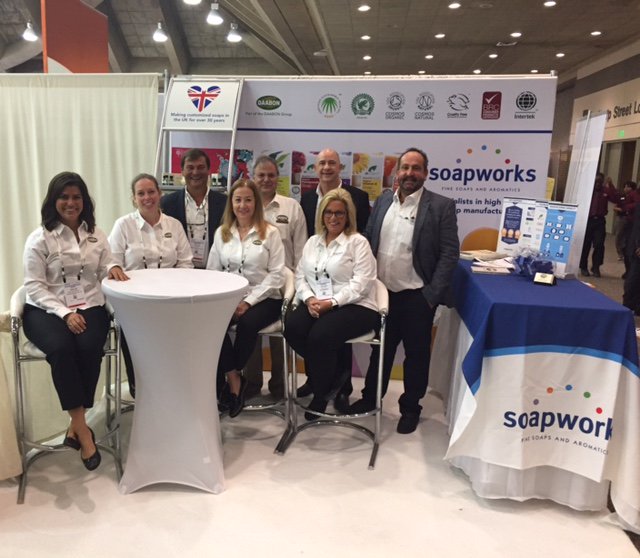 Soapworks_ltd's tweet photo. Soapworks Ltd stand is open for business at the Natural Products Expo East! Come along and visit us at booth no. 2431. We look forward to welcoming old and new customers!#expoeast2018 https://t.co/BYl43X8qtt
