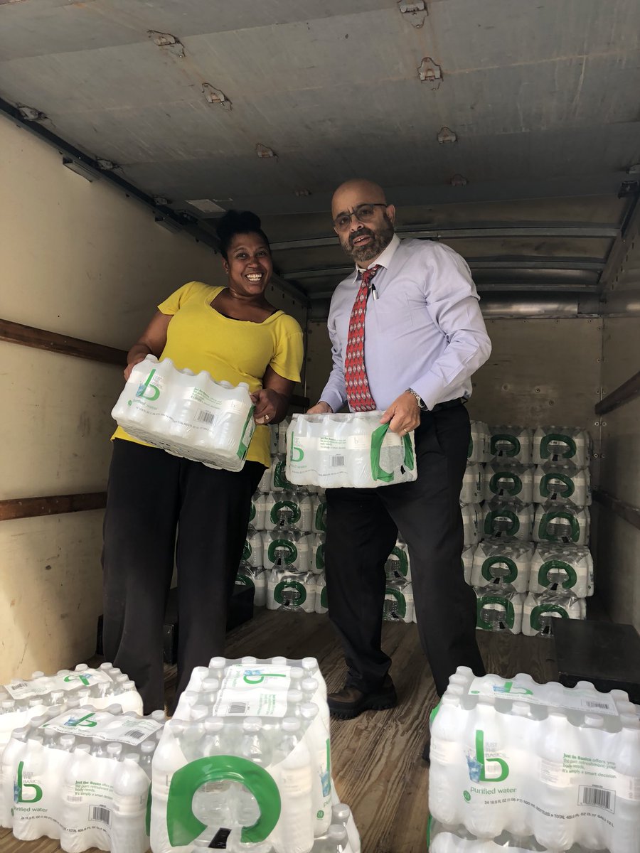 Bringing bottled water to North Carolina. Region 22
