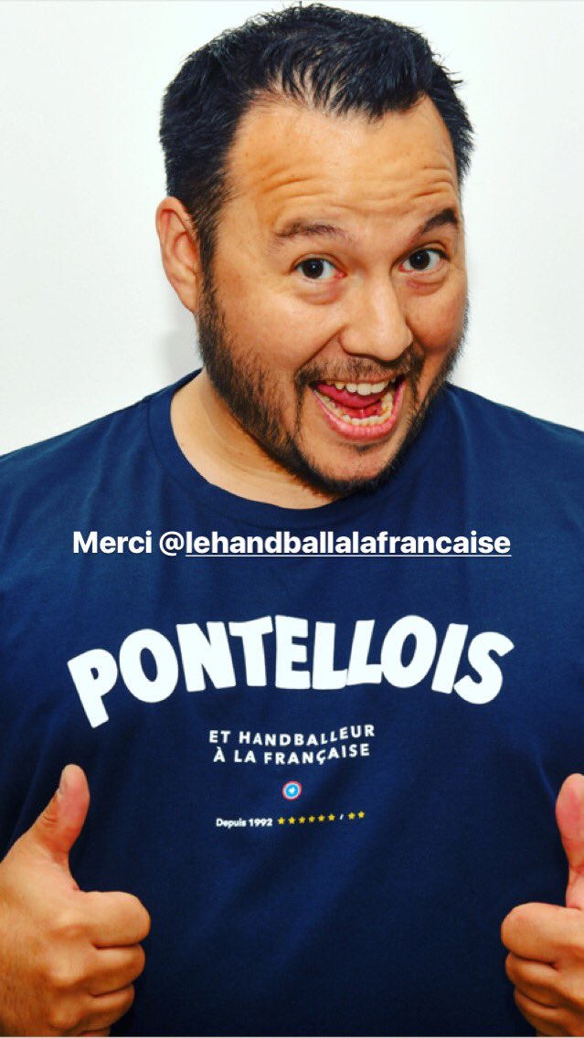 Merci @hbfrancaise pour ce beau t-shirt !!! 
Produit de qualité et made in France alors n’hésitez pas !!! 
#lehandballalafrancaise #handball #pontellois #pchb <a href="/PCHBofficiel/">Pontault-Combault Handball</a>