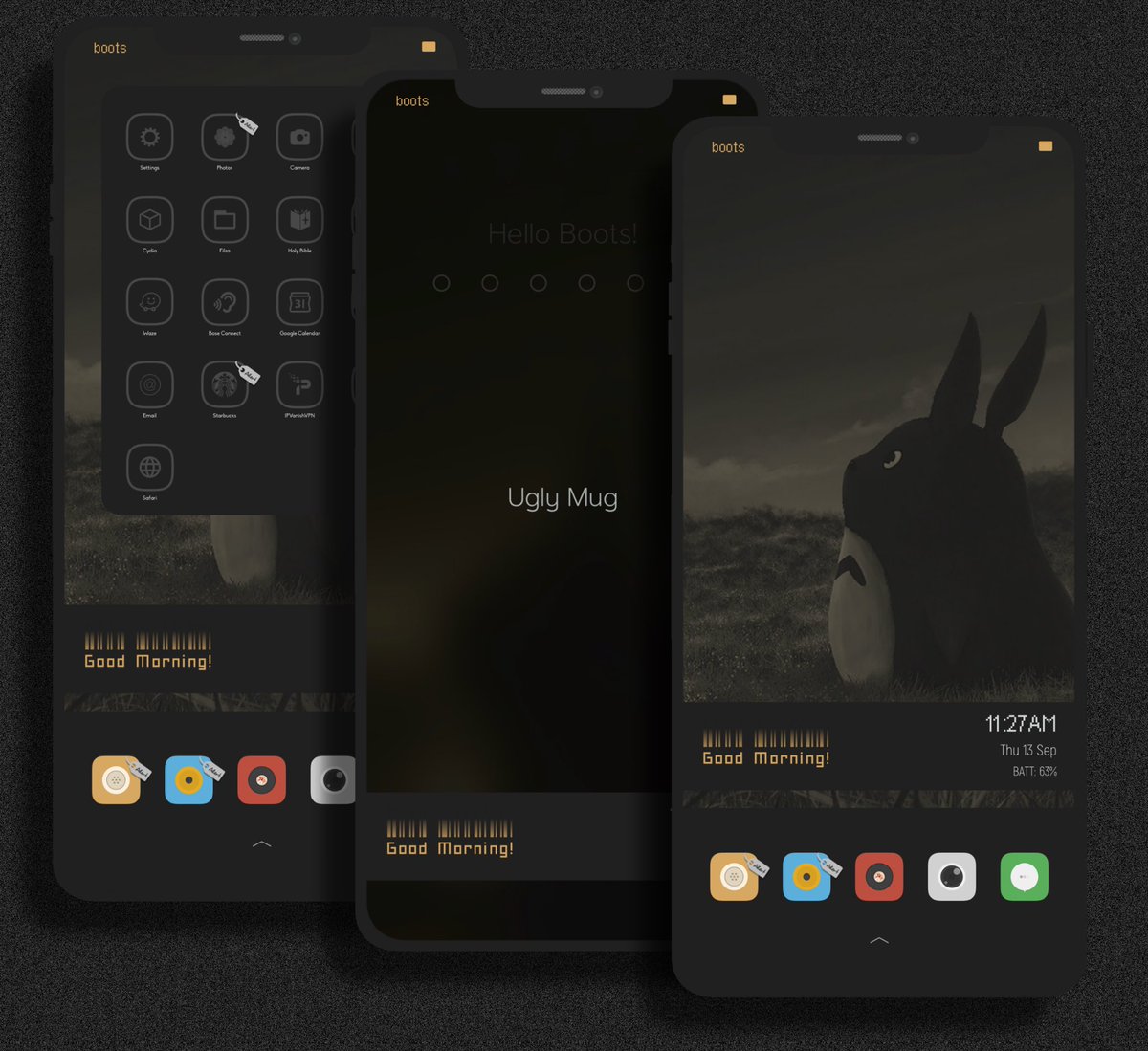 boots6972's tweet photo. today #ultraflat by @paulebh0y inside folder is #Inverse theme the rest is by @JunesIphone #mysb for #frontpage #statuscarrier #LockPlusPro https://t.co/VMSOidkmMV