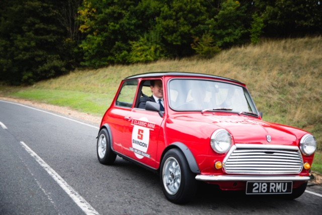 transportgovuk's tweet photo. What might the future of driving look like? Transport Minister @Jesse_Norman took a fully #electric Mini round the track at #Millbrook yesterday to find out… #ZEVsummit https://t.co/GIyTEpeE3Y