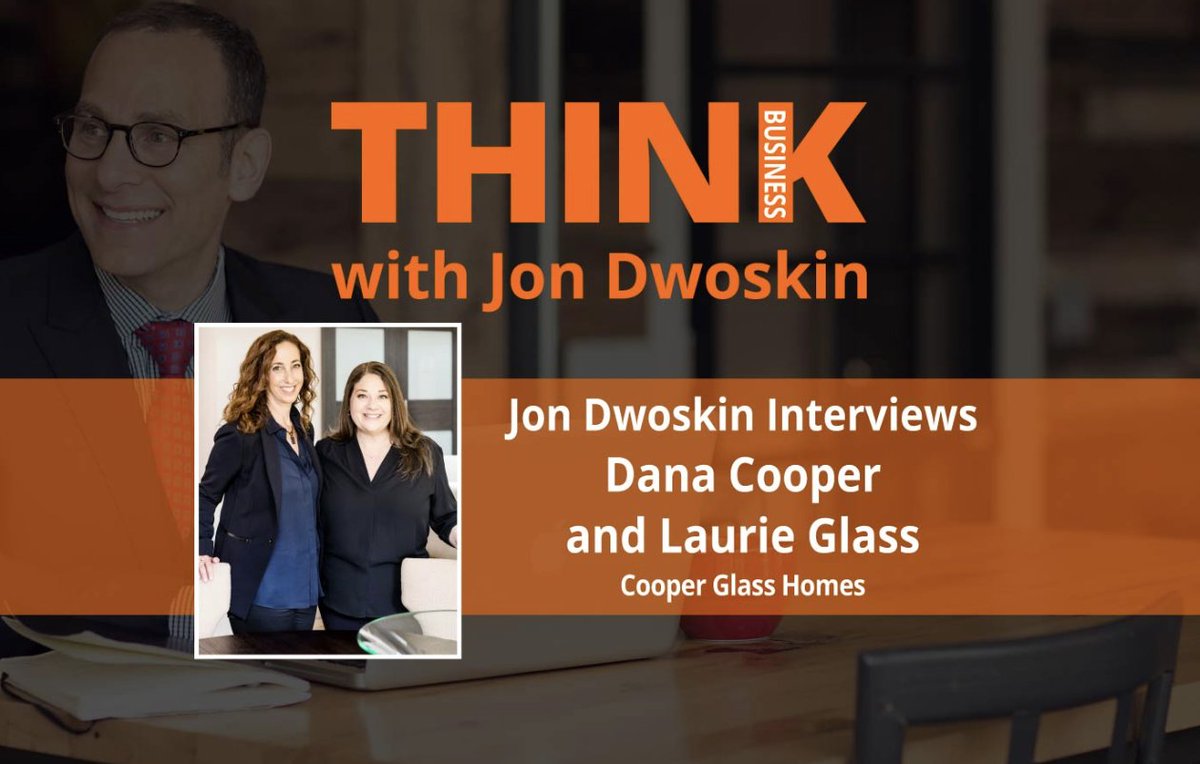 jdwoskin's tweet image. Buying a home is one of the biggest decisions you'll ever make in your life. See why #DanaCooper and #Laurie Glass make you feel completely confident in this decision, and why they have such a loyal #client base in my latest THINK Business #Podcast. jondwoskin.com/2018/09/jon-dw…