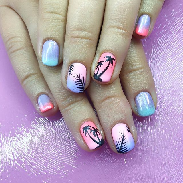 SUMMER IS NOT OVER!!! 💅🏻💕🏝🌊#holidaynails #summernails #palmtreenails #palmnails #palmspringsnails #thegossipnailbar #bristolnailart #bristolnailbar #nailartbristol #nailsalonbristol #oldmarket #cutemani #uknailtech #uknailart #nailbarbristol #nailsalonbristol #freehandna…