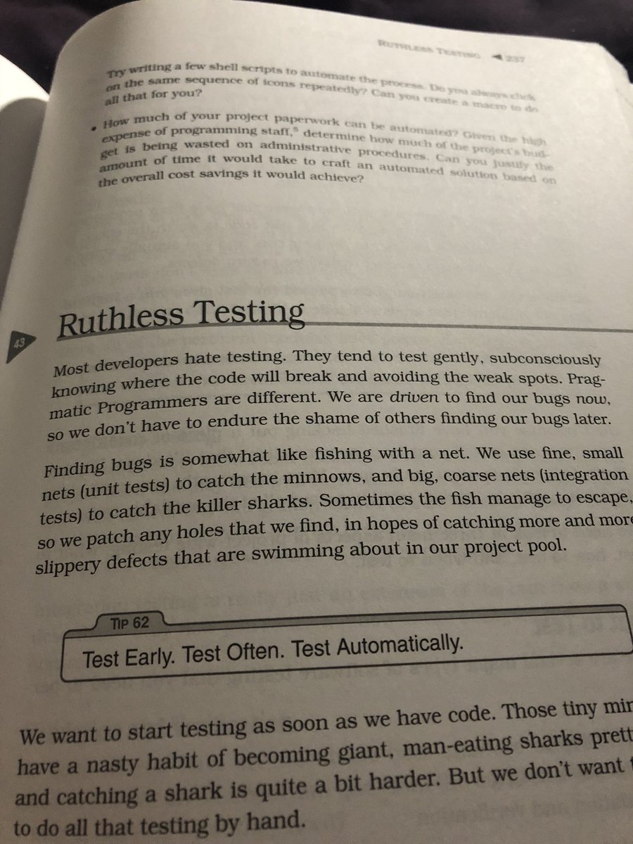 jbueza's tweet image. Ruthless testing.  #BattlefyNow @Battlefy #PragmaticProgrammer