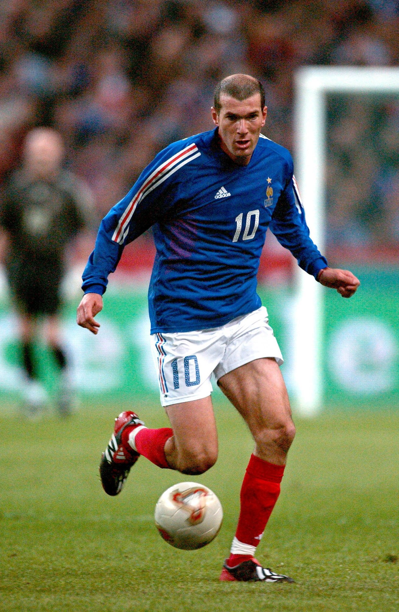 【レア】2002ワールドカップZIDANE 10 adidas フランス代表 France 2002-2004 Home football shirt jersey Adidas #10