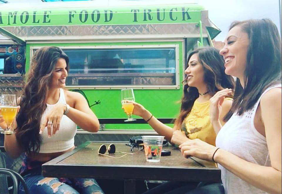 Taking soft drinks with my lovely friends of my