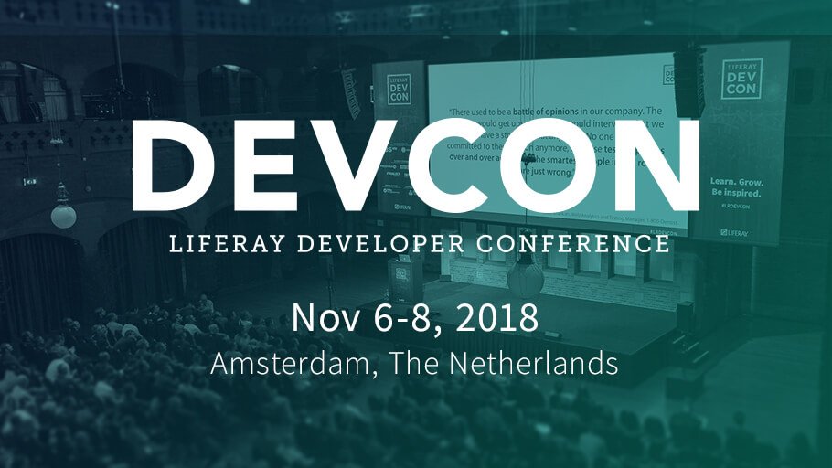 Liferay's tweet image. Read the latest blog post on #LRDEVCON and learn why you should by no means miss this event. Until tomorrow you can register with the Early Bird Rate. #Staynerdy #Liferaycommunity bit.ly/2Nb7EsT