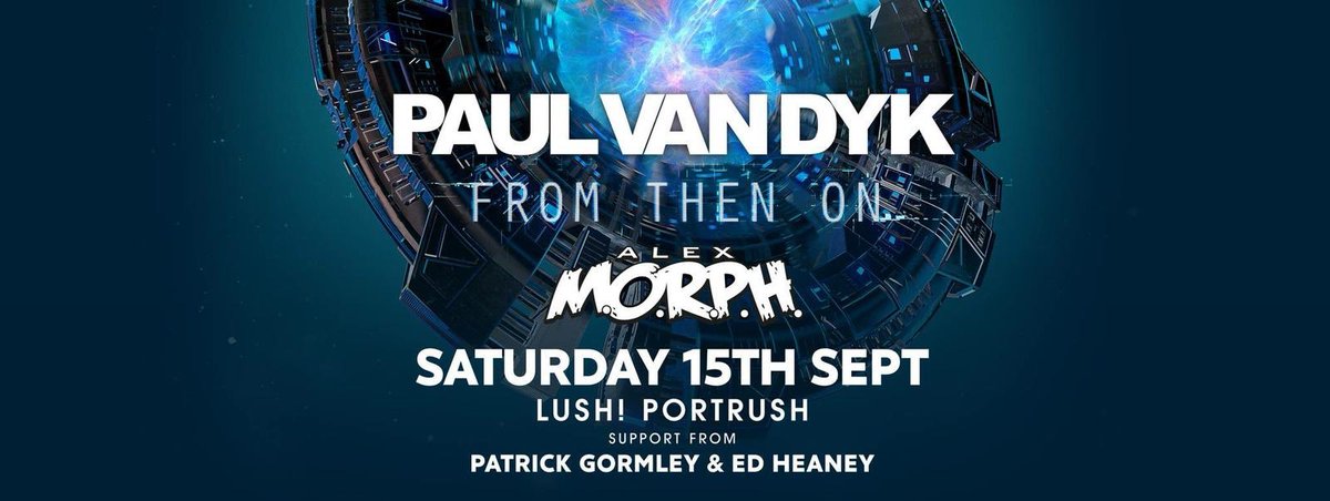 alexmorph's tweet photo. #Trancefamily Cant wait to see you this Saturday supporting my buddy @paulvandyk at @lushportrushni!!!
#NIreland #trance #fromthenon https://t.co/uD1lZViw80