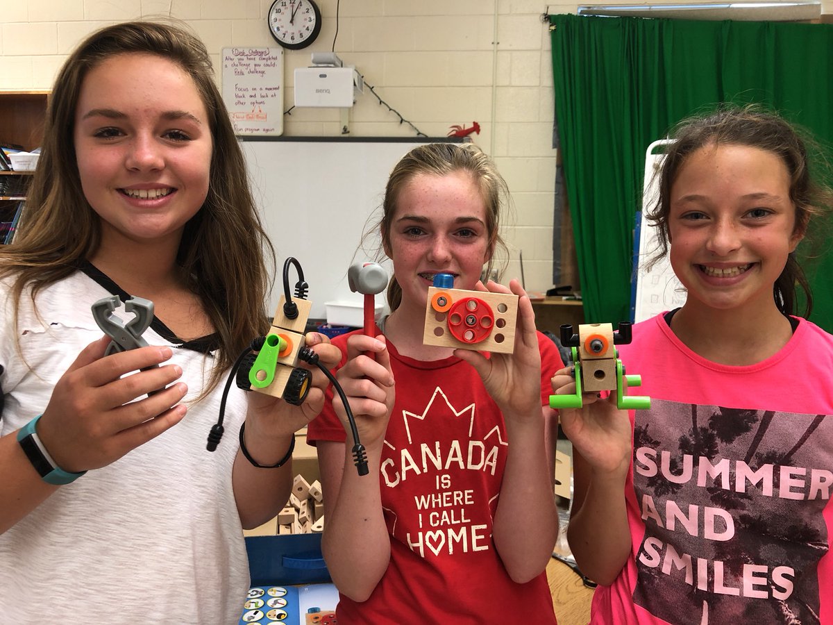 UPSLibrary's tweet photo. Grade 7s building with our new BRIO kits. @JamesLangner @hagsy76 #followinginstructions #asexcitedaskindergartens https://t.co/ReJCDVWdWI