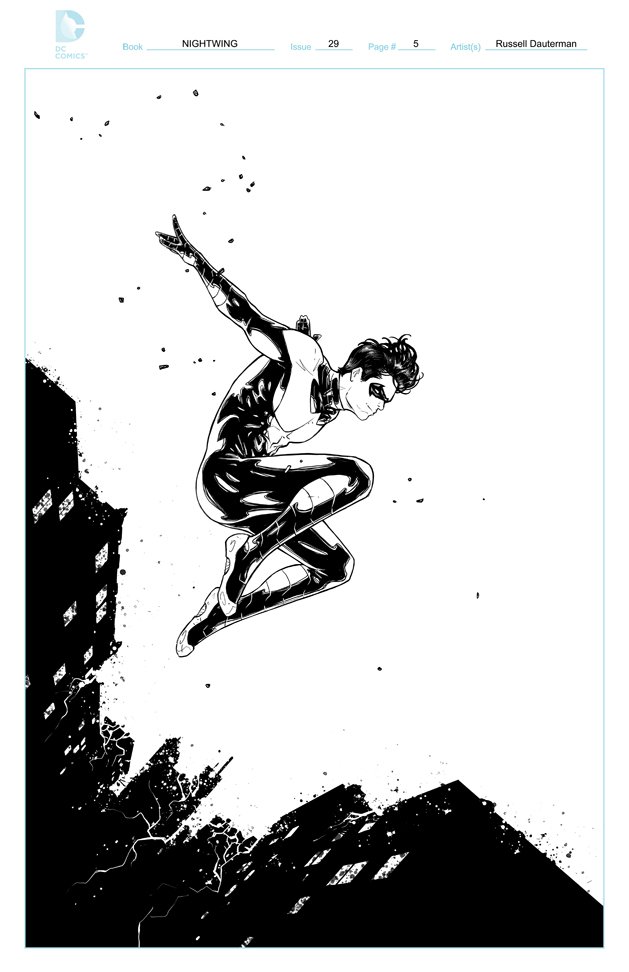 Here's some Nightwing for #throwbackthursday, from my fill-in stint a few years ago. ?? NIGHTWING #29, DC Comics, 2014 