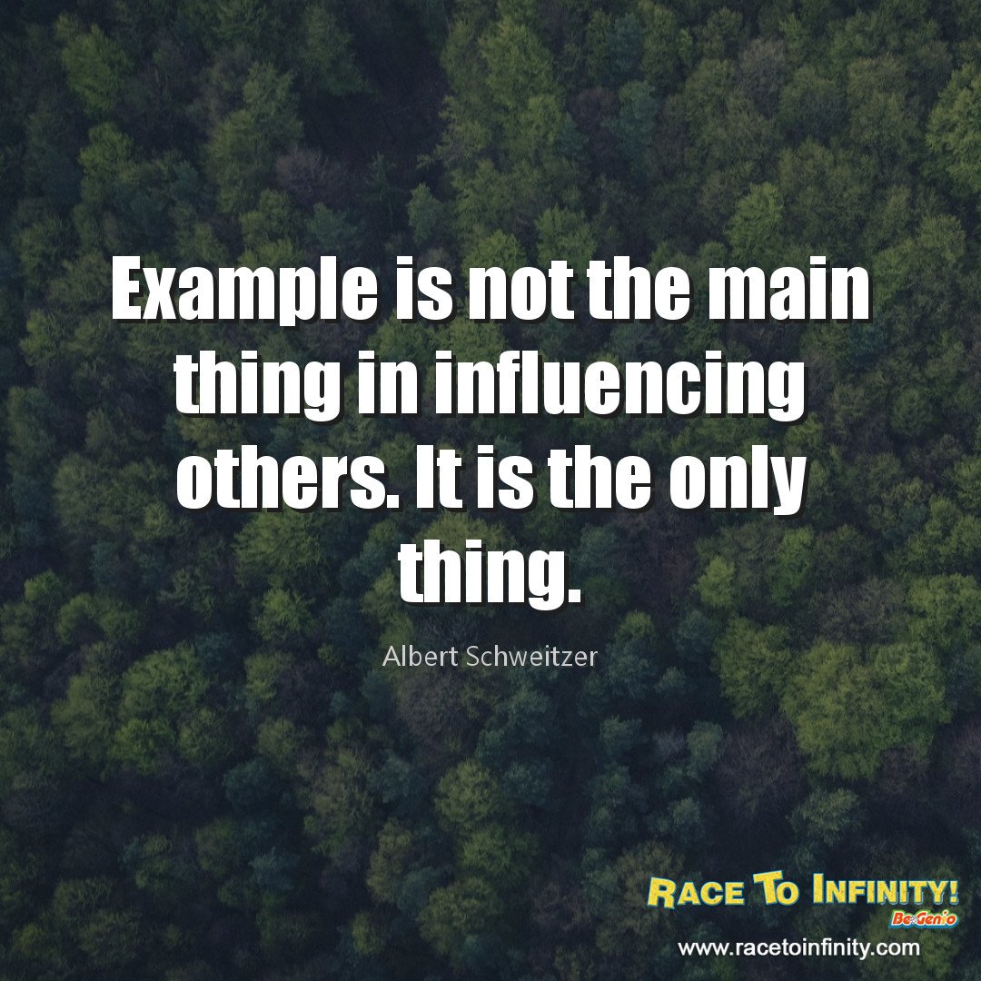 BeGenioCity's tweet image. #AlbertSchweitzer #learnbyexample