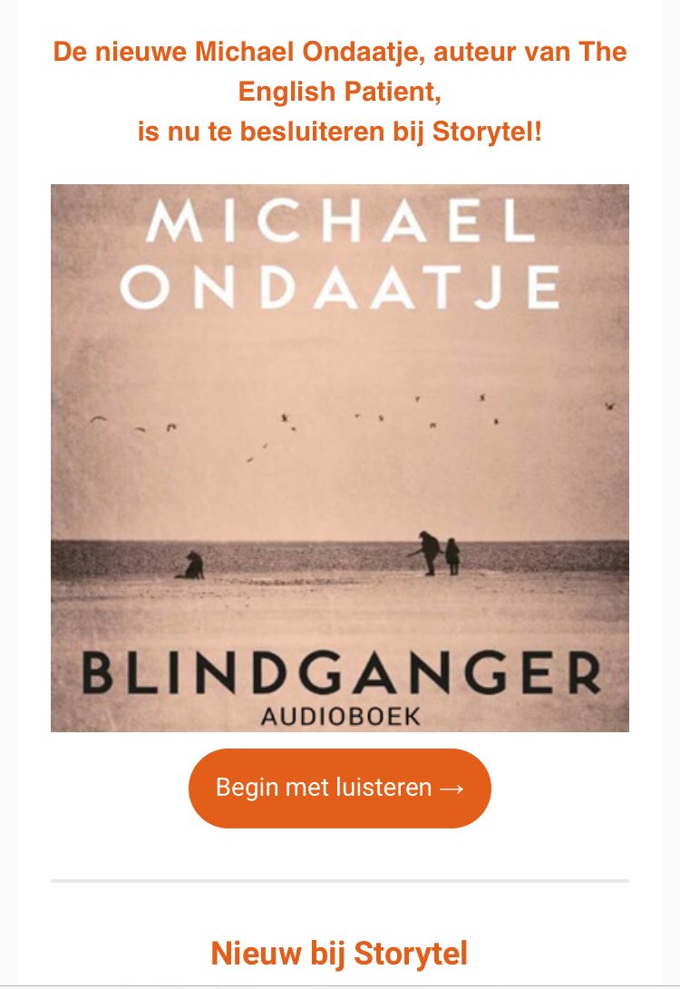 Leuk joh, nieuwe boeken om te besluiteren. #storytel #taalvoutje #beluisteren