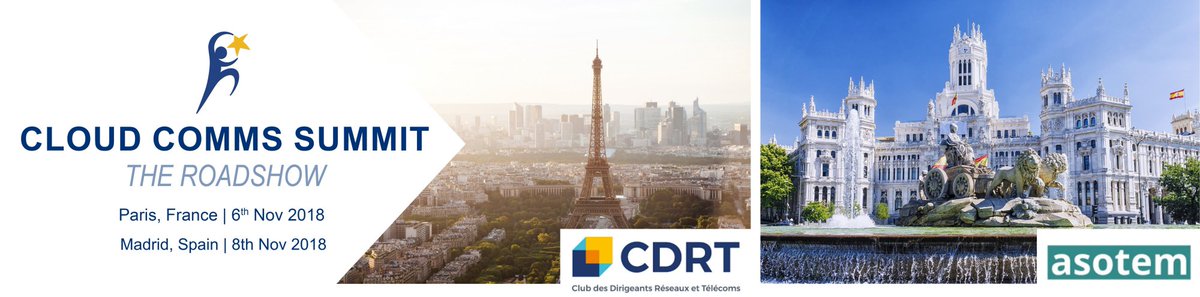 Hello Twitter and welcome to the official Cloud Comms Summit account! Lots of announcements coming your way right now, so stay tuned! #CCSRoadshow18