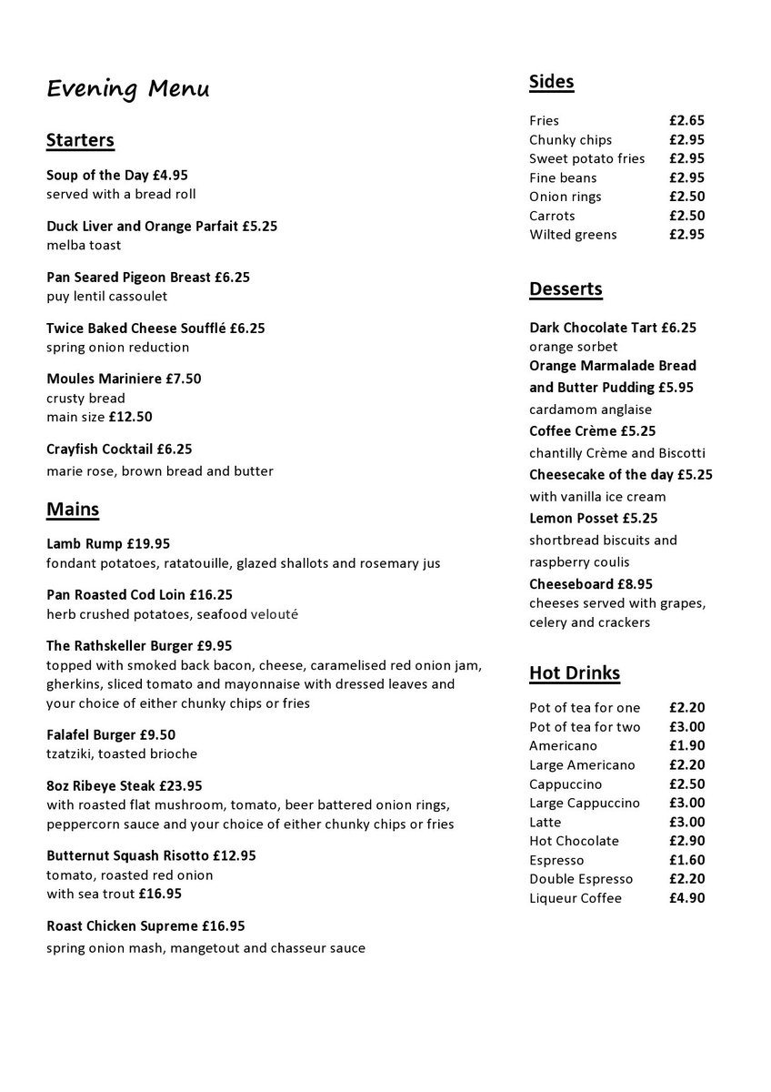 RathskellerHH's tweet photo. Our NEW Lunch and Evening Menus!

To book please call 01553 773713 or go to https://t.co/fsLOjHWNKB to book online!

Please note these menus start tomorrow!

#kingslynn #norfolk @DiscKingsLynn https://t.co/dt0FDaWTe5