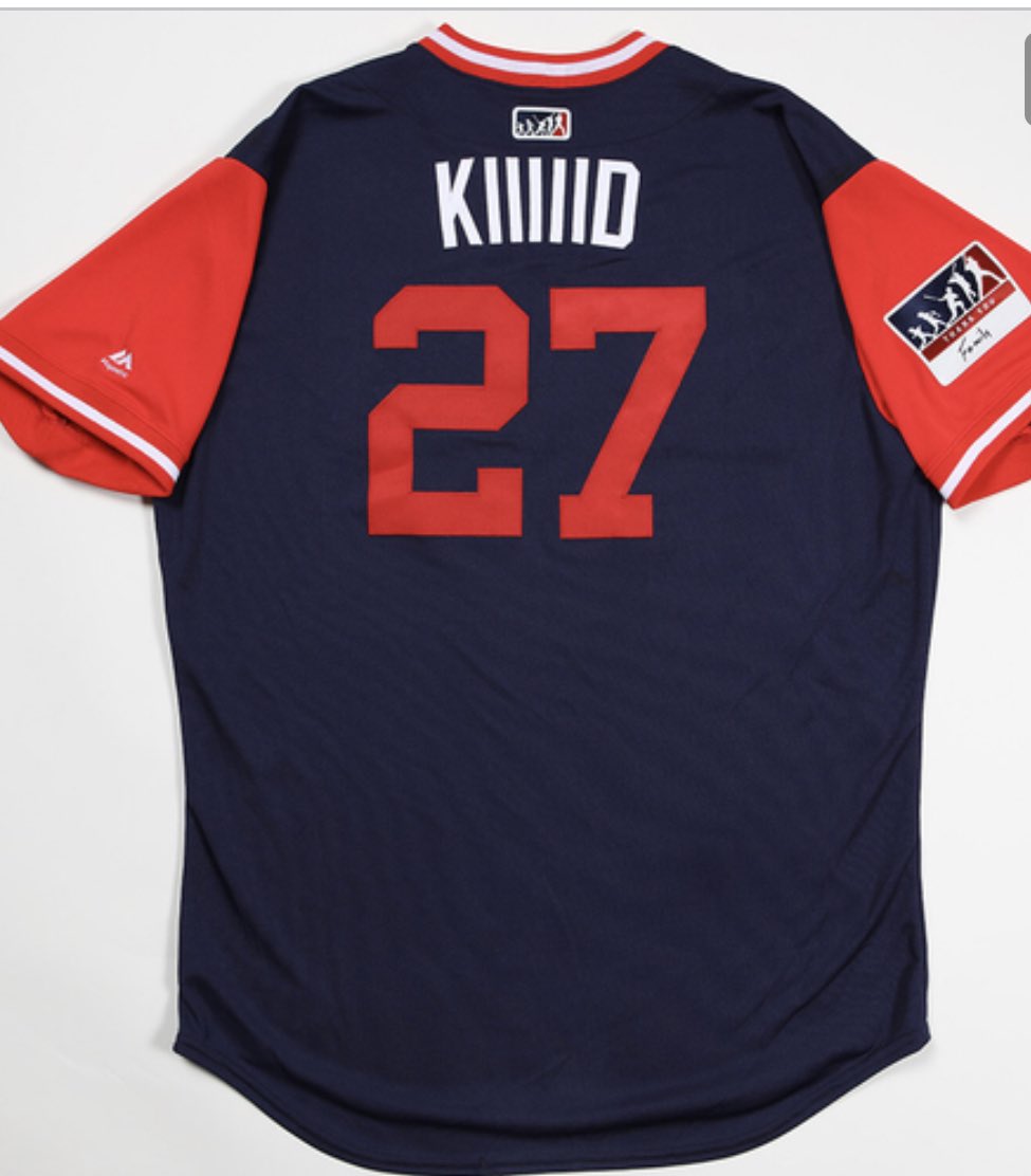 mike trout players weekend jersey