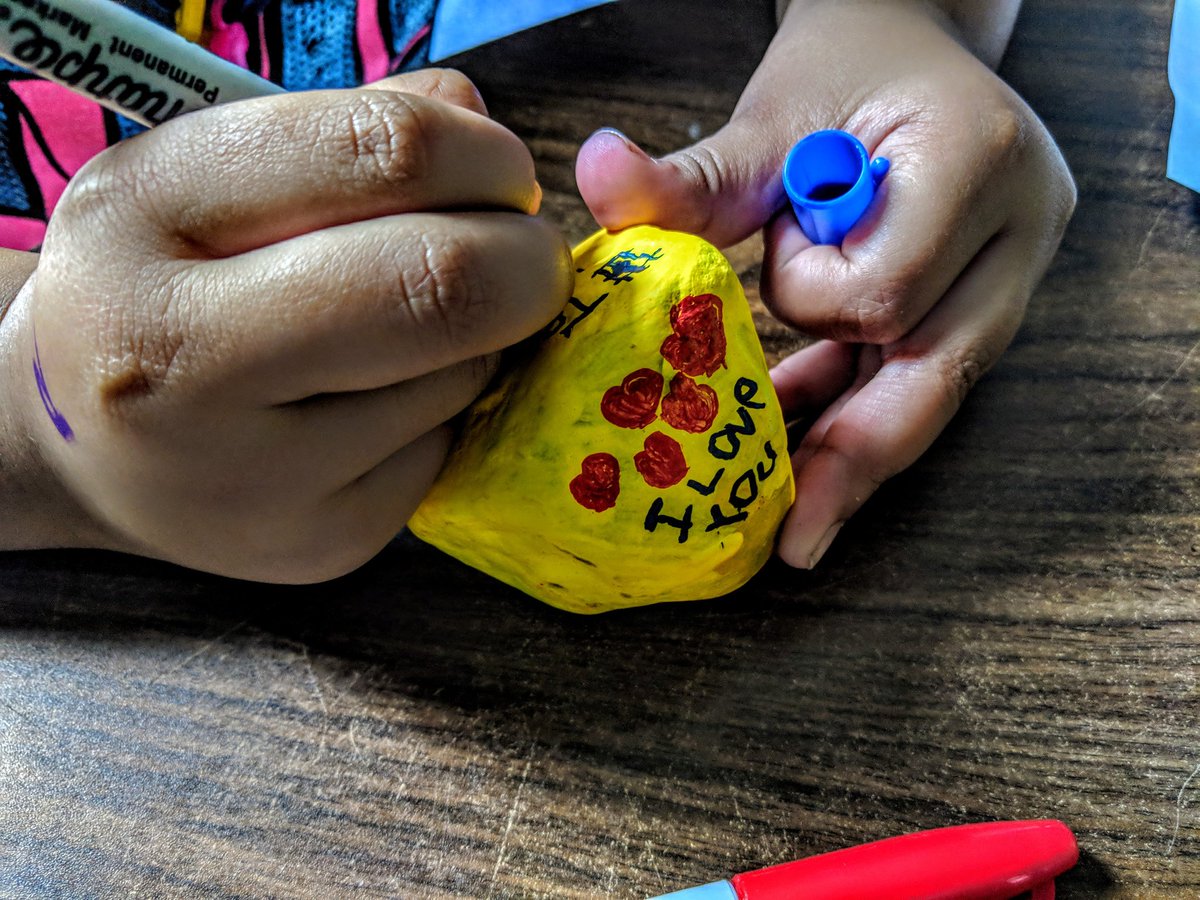 msjaceyjones's tweet photo. We are so excited to disperse our kindness rocks and see how they affect people in our our school, community and world! If you encounter one, please use #TECROCKS to share your find with us! https://t.co/Gp8kdJ7YIN