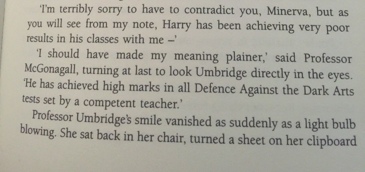 Hogwarts_Logics's tweet image. My favorite part about that line is that it implies that Gilderoy Lockhart was a more competent teacher than Dolores Umbridge. And that may be the biggest insult in the entire series.