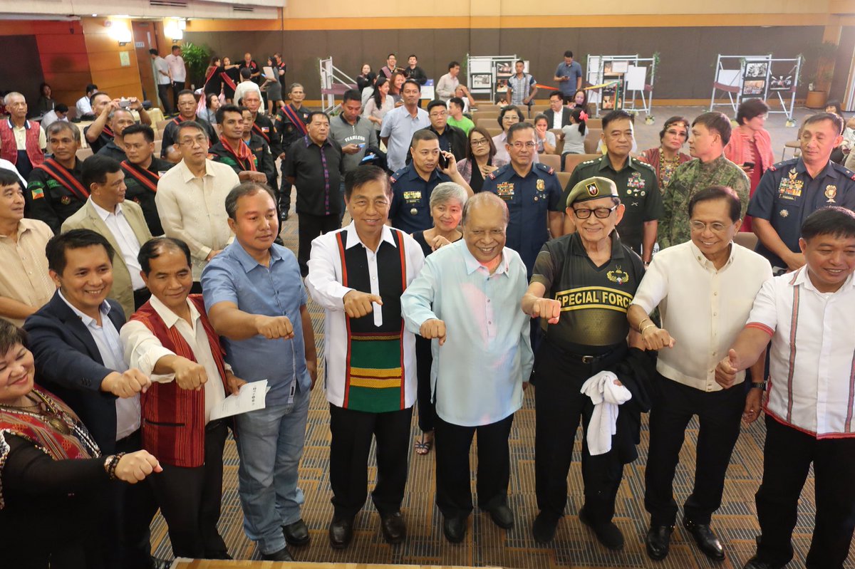 MauricioDomogan's tweet photo. Commemoration of the 1986 Sipat Peace Talks in the Cordillera with former President Fidel V. Ramos as Guest of Honor and Speaker.  
13September2018 
Philippine International Convention Center https://t.co/hWAWhTFRAD