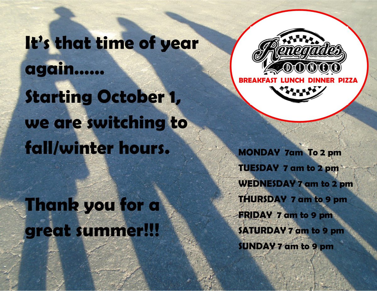 Renegades Diner (@renegadesdiner) on Twitter photo 