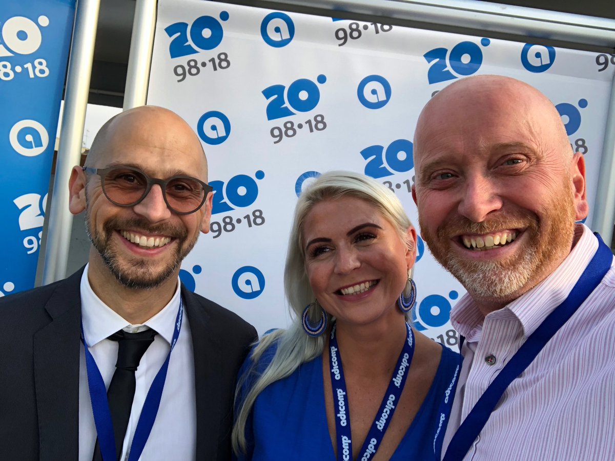 biogasupgrading's tweet photo. With Antonio Andreella celebrating Adicomp 20 years, exciting new energy efficient compressors coming soon to the market. Great to partner with Adicomp and look forward to many more successful years working together. #adicomp 20 https://t.co/a4z1eDBLpG