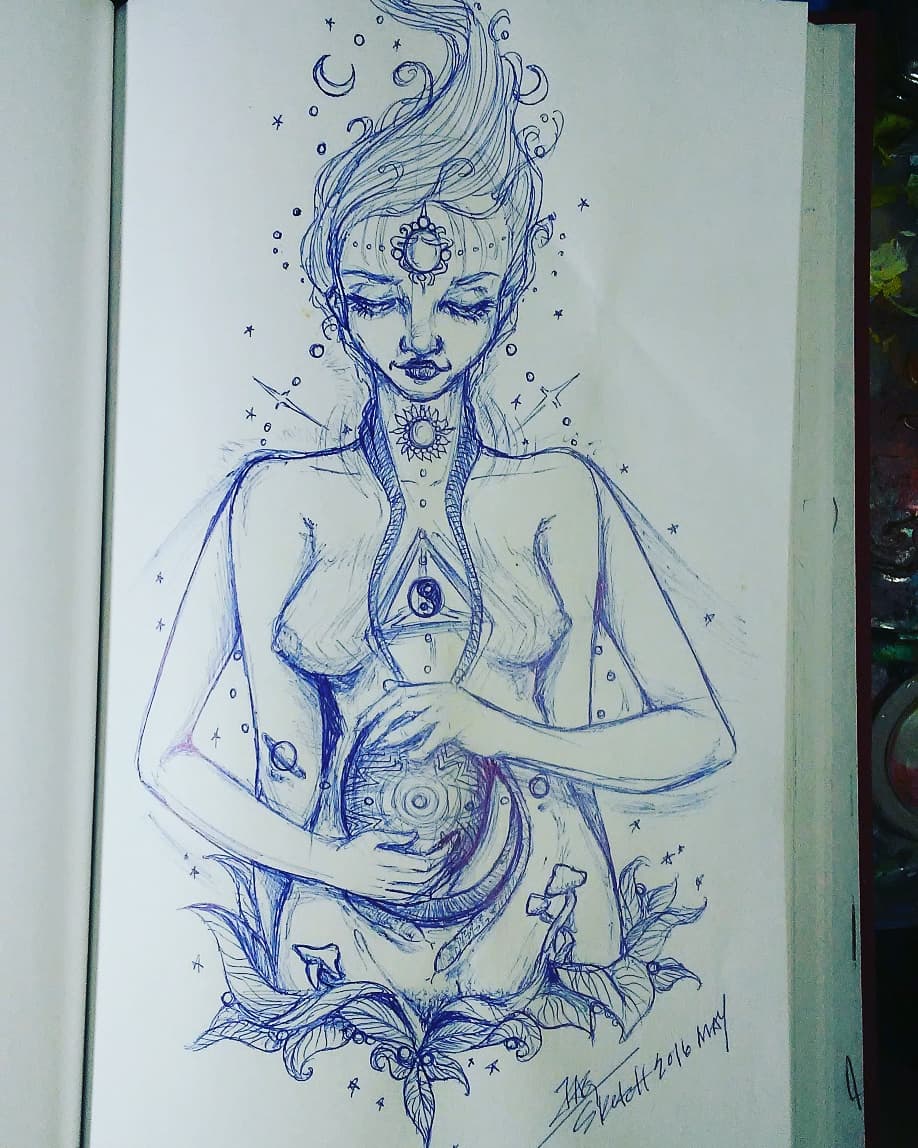 jagwired_art's tweet photo. Found these old sketches while cleaning my workspace. All are a couple of years old. Love when I find pieces I forgot I ever did, like finding a treasured memory. #art #artwork #artist #visionaryart  #sketches #drawing #illustration #sketch #draw #vibes #thirdeye #meditate #tbt https://t.co/eG5knqYTzD