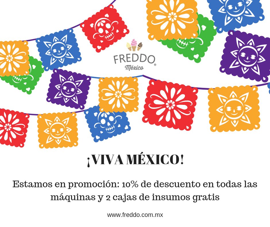 FreddoMexico's tweet photo. ¡El mejor momento para Independizarte es hoy! Crea tu propio negocio con @FreddoMexico #13deseptiembre https://t.co/6WMxwnHycB