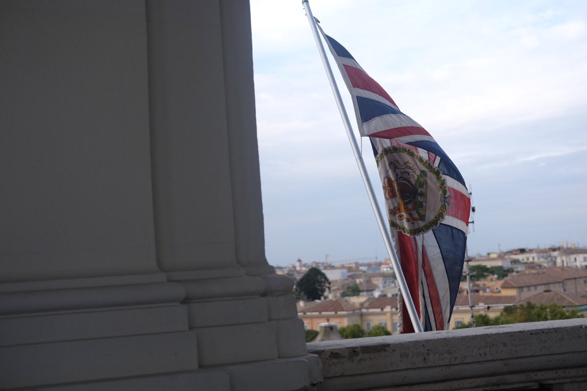 plusjames's tweet photo. Excited to meet with @SallyAxworthy of @UKinHolySee on this gorgeous Roman evening. #ChurchUpClose https://t.co/6j14DHbbRG