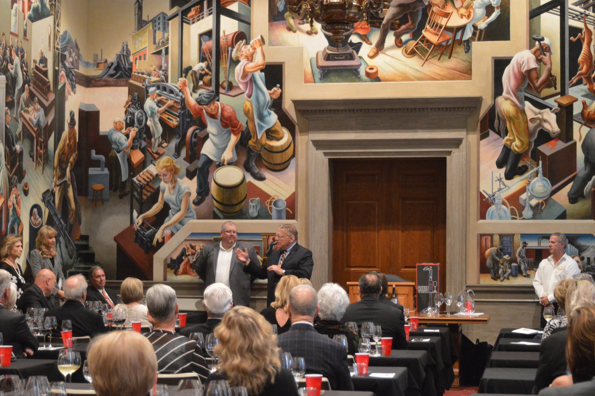 mocapcom's tweet image. We were honored to have distinguished journalist and historian Bob Priddy open the night in the House Lounge. He offered an intriguing history of the Ceres statue, which will be taken down for the first time in 94 years for restoration.
