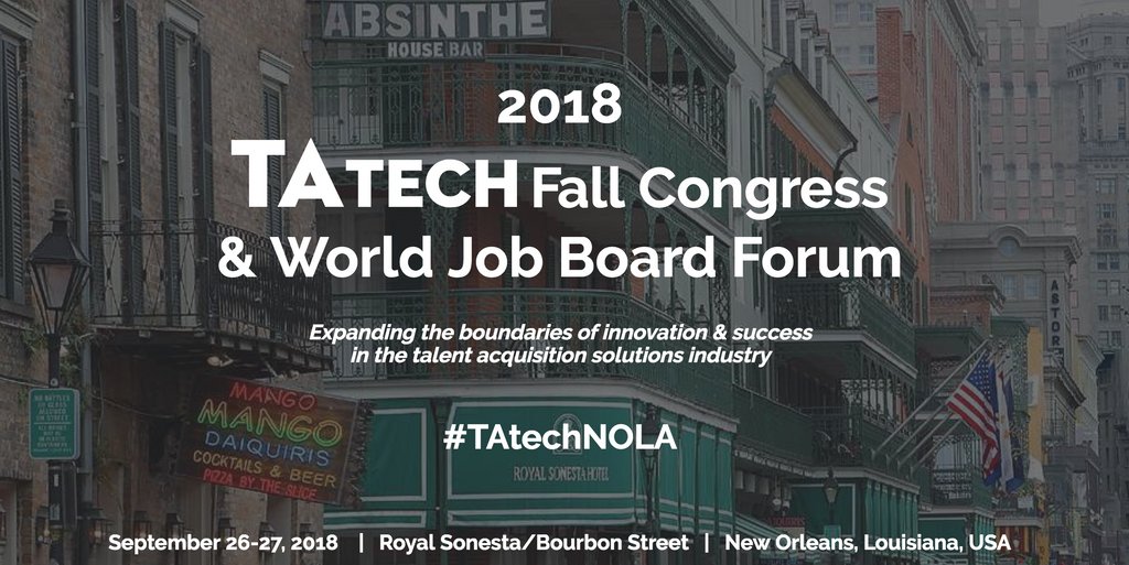 Discover Karen HR at #TAtechNOLA Sept. 26-27th in New Orleans! Our CEO, <a href="/noelwebb/">Noel Webb</a>, will be presenting and attending this year so don’t miss your opportunity to hear more from him about chatbots: buff.ly/2MxFdkn #AI #Jobs